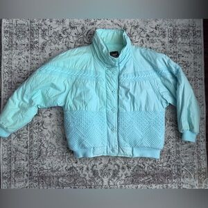 Quilted Jacket with knitting